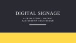Digital Signage, Toronto, Branded Content, Incite